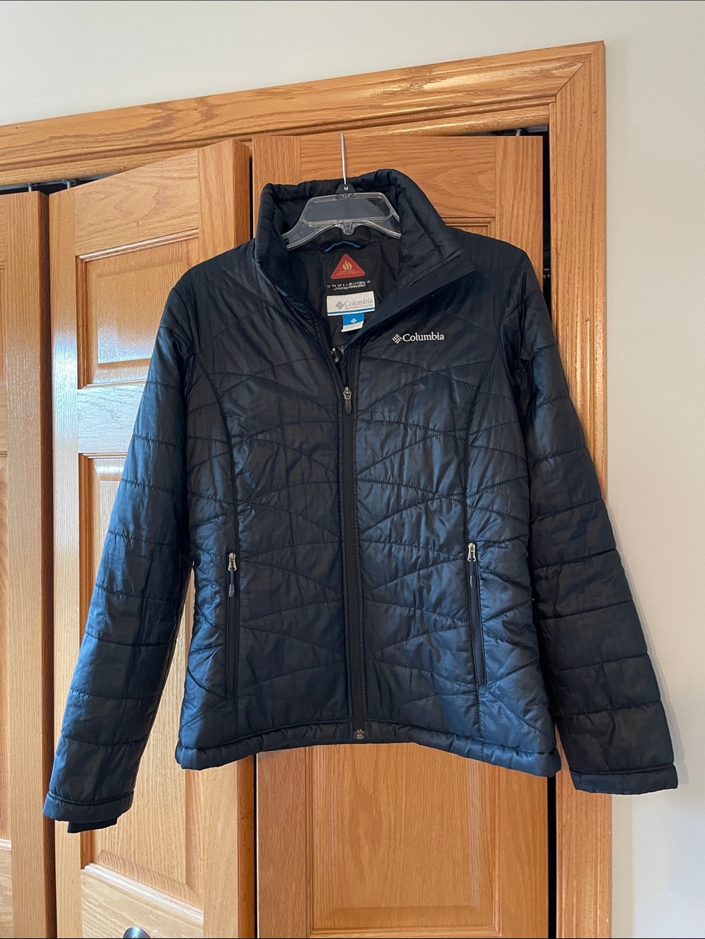 Columbia Black Quilted Lightweight Puffer Jacket